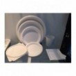 Assiette fibre diam 22 cm